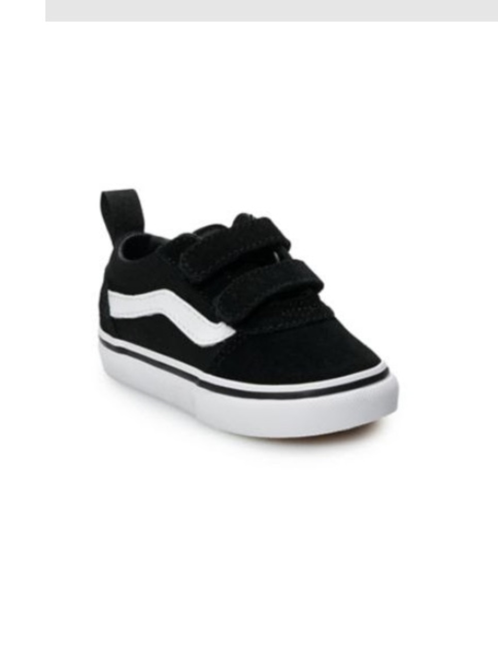 Vans Black and White Ward V Toddler Shoes